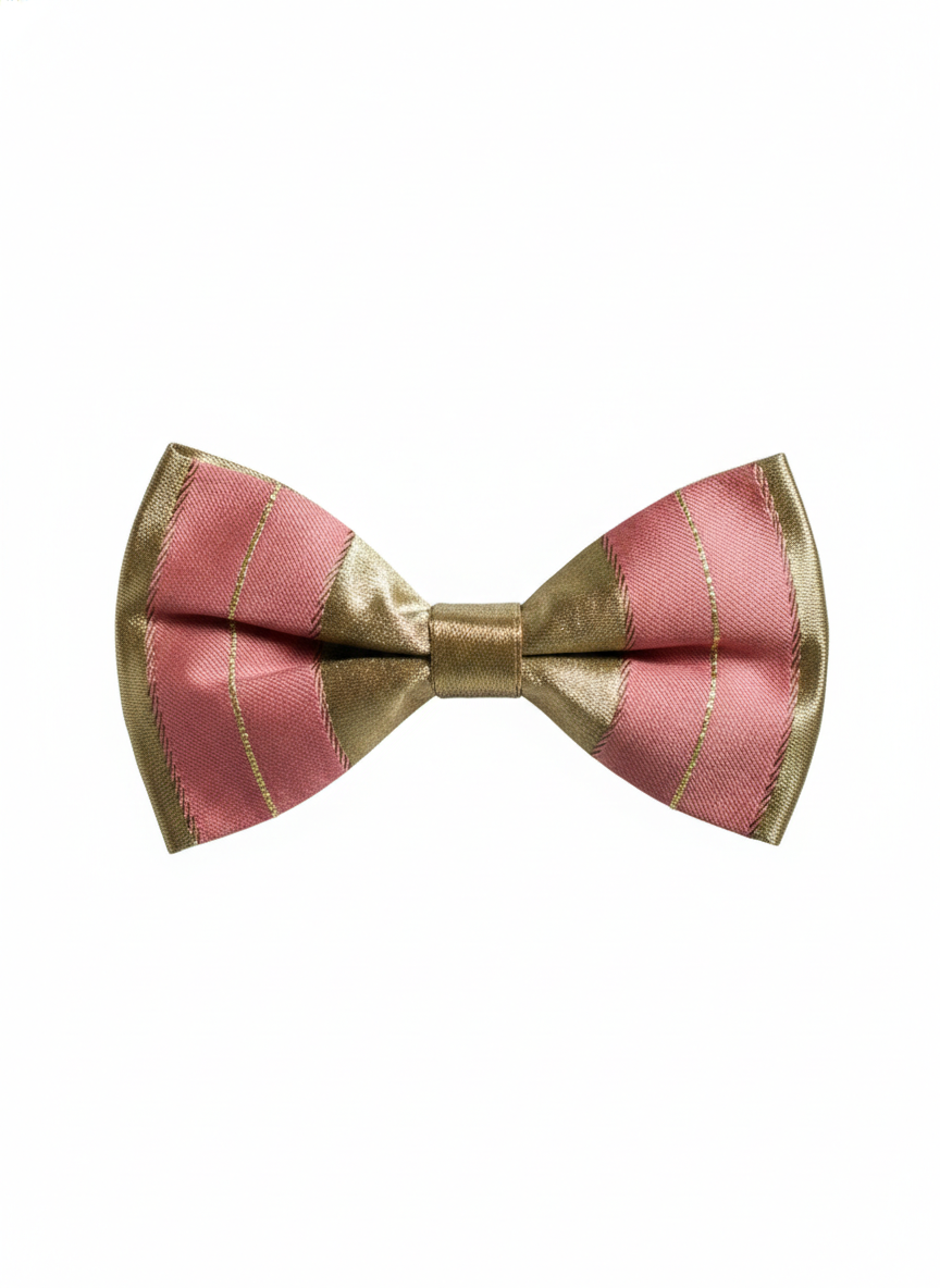 Pre-Tied Bow Tie for Men and Boys – Adjustable Elegant Striped Formal Bowtie