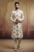 Ivory Bloom Royal Sherwani
