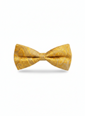 Luxury Marigold Yellow and Gold Paisley Men's Bow Tie