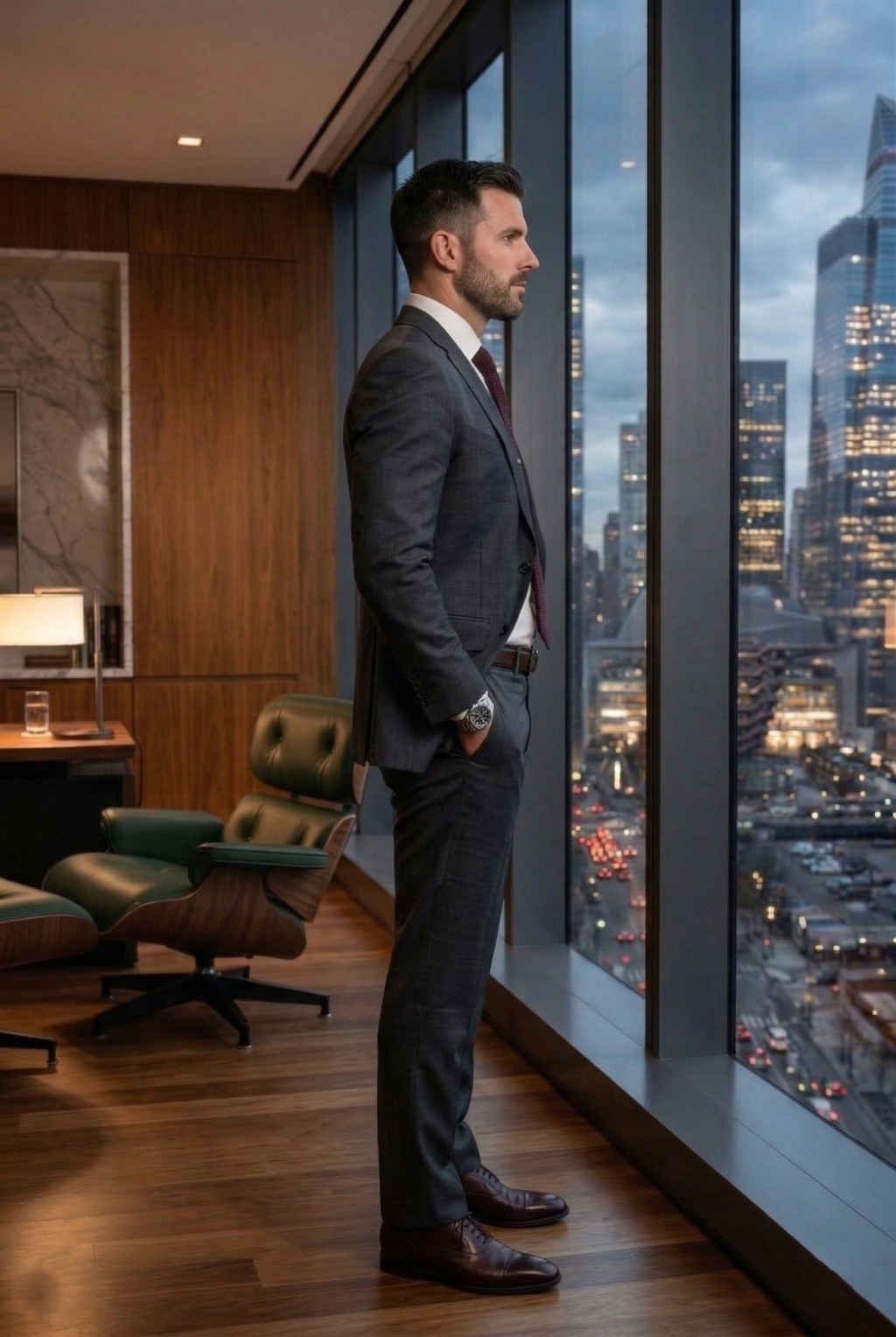 Graphite Grey Executive Business Suit – Sleek Modern Fit