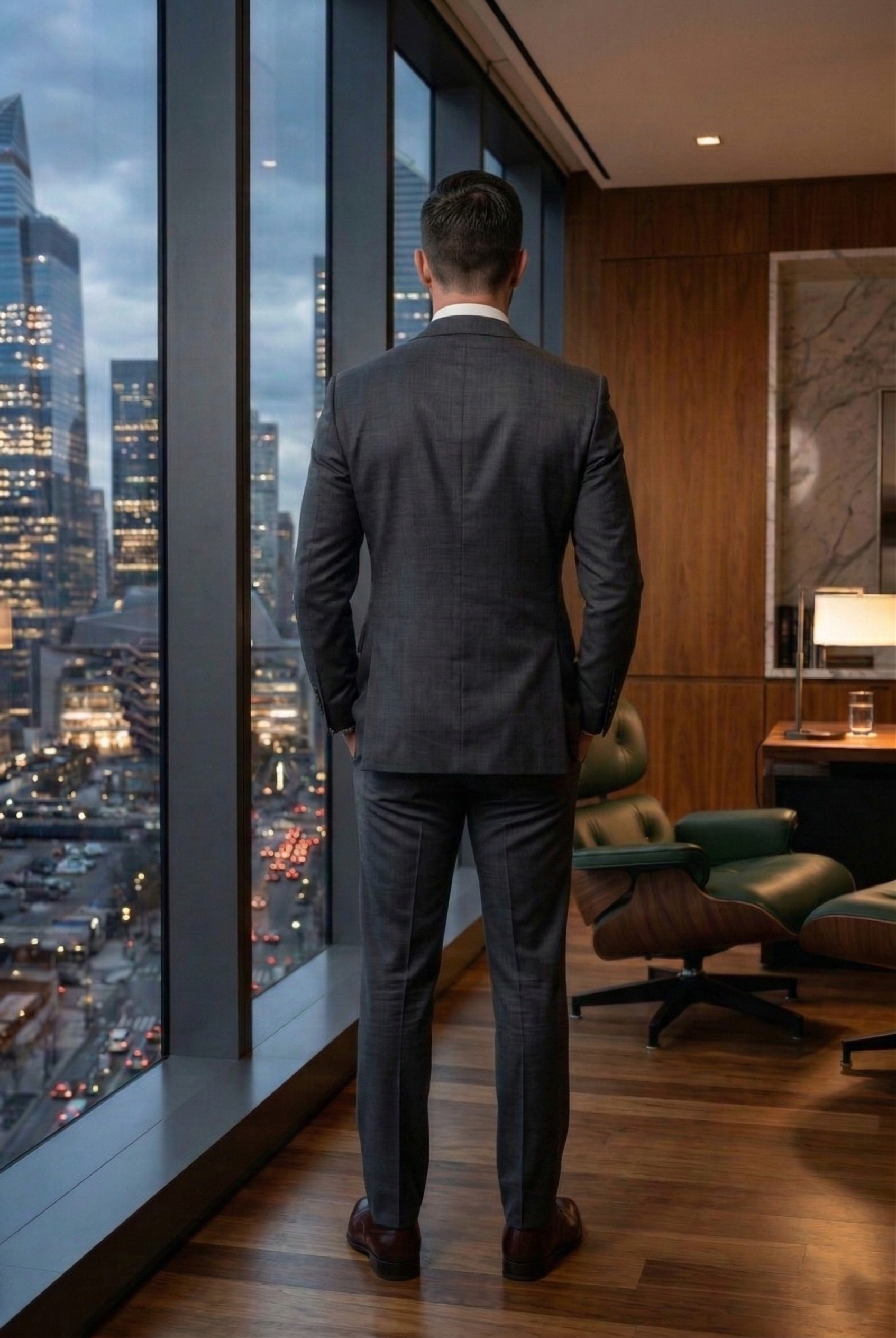 Graphite Grey Executive Business Suit – Sleek Modern Fit