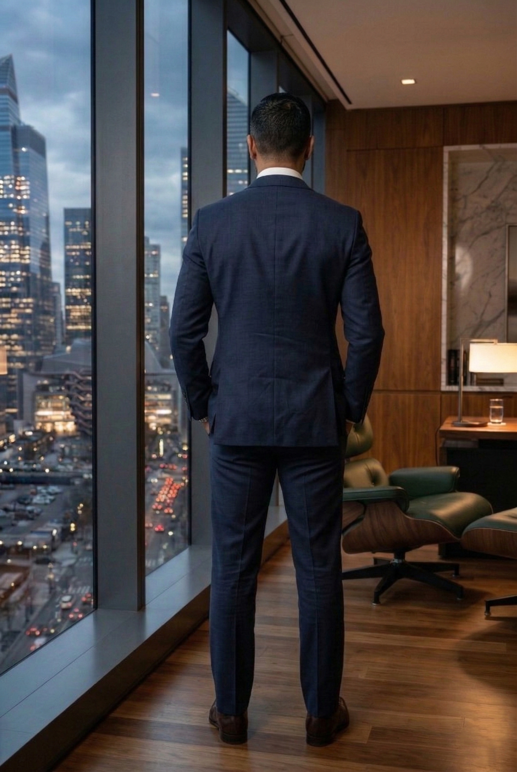 Elite Navy Blue Business Suit – Modern Tailored Fit
